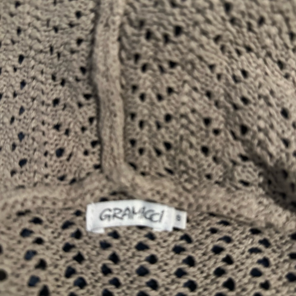 Gramicci Women's Brown Knit Hoodie